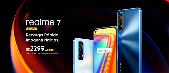 realme 7 lançado por R$2.299.