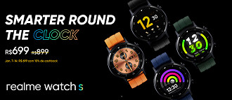 realme watch slançado por R$699.