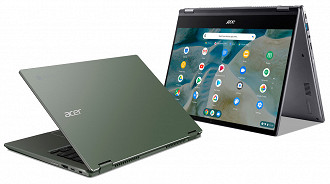Certificação Militar e Gorilla Glass garantem resistência extra para o novo Chromebook