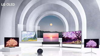 Imagem ilustrativa das novas TVs OLED da LG apresentadas durante a CES 2021. Fonte: LG