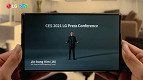 LG exibe smartphone rolável durante a CES 2021 LG exibe smartphone rolável durante a CES 2021