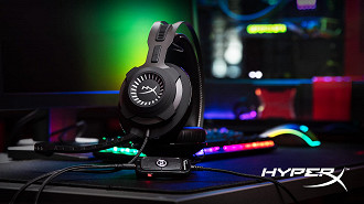 O Cloud Revolver possui configuração de som surround 7.1 extremamente imersiva em jogos FPS. (Imagem: HyperX)