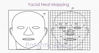Tecnologia será capaz de mapear os pontos de calor do rosto do usuário.
