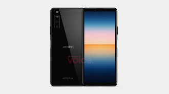 O design em si é idêntico ao Xperia 10 II. (Imagem: Reprodução/OnLeaks/Voice)