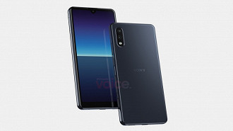 Xperia Compact exibe duas câmeras traseiras e bordas largas na parte frontal. (Imagem: OnLeaks/Voice)