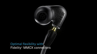 Conector MMCX do fone in-ear Sennheiser IE 300. Fonte: Sennheiser