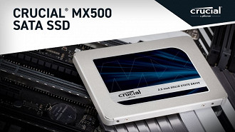 SSD SATA Crucial MX500 1TB. Fonte: Crucial