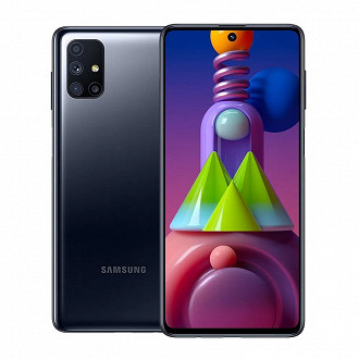 Galaxy M51. Foto: Divulgação/Samsung.