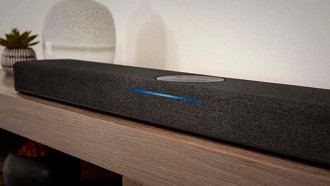 Soundbar Polk Audio React com suporte a assistente de voz virtual Alexa. Fonte: Polk Audio