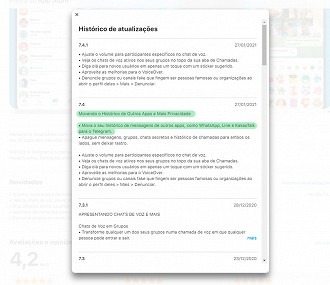 telegram - atualização permite importar conversas privadas e em grupo, incluindo arquivos trocados, para o aplicativo.