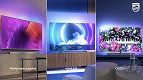 Philips apresenta novas TVs OLED e MiniLED (ambas com Ambilight) Philips apresenta novas TVs OLED e MiniLED (ambas com Ambilight)