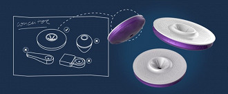 Conta-gotas sonoro Ping e seus conceitos. Fonte: GizmodoBrasil Conta-gotas sonoro Ping e seus conceitos. Fonte: GizmodoBrasil