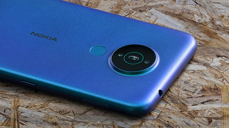 O Nokia 1.4 é o novo baratinho com Android Go. (Imagem: Divulgação/Nokia)