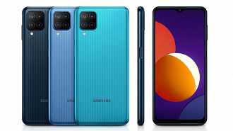 Samsung Galaxy M12. (Imagem: Samsung / Reprodução)