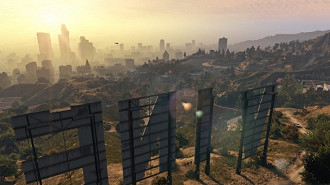Cenário de Grand Theft Auto V. Fonte: RockstarGames