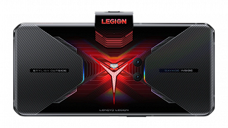 Traseira do Lenovo Legion Duel apresenta componentes de uma forma bem diferenciada. (Imagem: Reprodução / Lenovo)