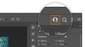 Nova função de convidar outras pessoas para participar da edição de um arquivo nos programas da Adobe. Fonte: Adobe