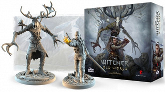 Imagem ilustrativa do jogo de tabuleiro The Witcher: Old World. Fonte: kickstarter