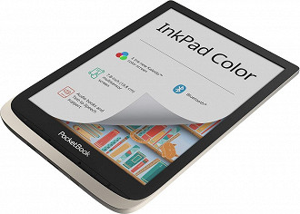 E-reader PocketBook InkPad Color. Fonte: PocketBook