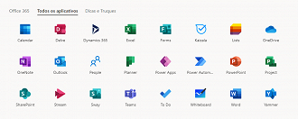Office 365 online. (Foto: Printscreen/Lucas Ribeiro).