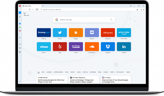 interface do navegador. (Foto: Divulgação/Opera).