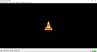 Interface do VLC. (Foto: Printscreen).