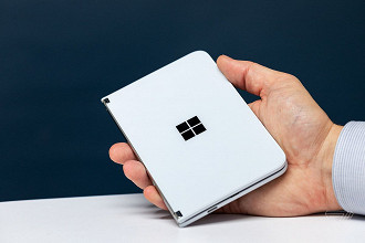 Microsoft Surface Duo de 2019. (Imagem: Reprodução / Microsoft)