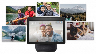 Tela do Amazon Echo Show 10. Fonte: Amazon