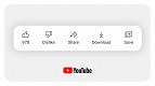YouTube pode deixar exibir a contagem de dislikes nos vídeos da plataforma