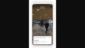 Live View para estabelecimentos. Fonte: Google