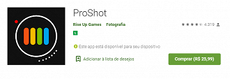 ProShot. (Foto: Printscreen/Play Store).