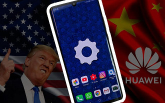 Huawei vs EUA. (Foto: Oficina da Net).