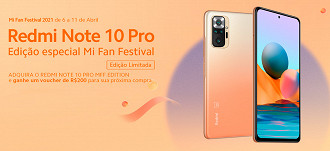 Redmi Note 10 Pro Edição Especial Mi Fan Festival