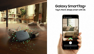 Samsung Galaxy SmartTag+. Fonte: Samsung