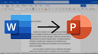 Como transformar um documento do Word em slides do PowerPoint automaticamente