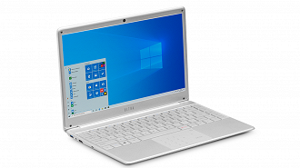 Notebook Ultra 400 Series. (Imagem: Multilaser / Reprodução)