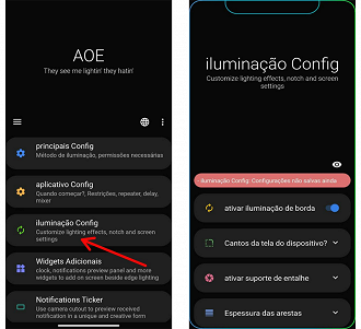 Personalize o app. (Foto: Printscreen por Lucas Ribeiro).