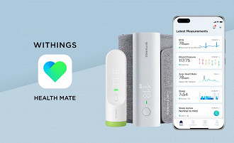 Health Mate é fruto da parceria entre Huawei e Withings. (Imagem: Reprodução / Huawei, via GSM Arena)