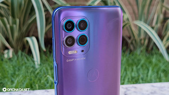 As câmeras do Moto G100