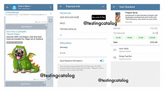 Interface da opção de pagamentos no Telegram. (Foto: Reprodução/TestingCatalog).