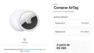 AirTag. (Foto: Reprodução/Apple).