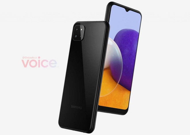 Galaxy A22 5G aparece com tela de 6,5 polegadas e bateria de 5.000mAh