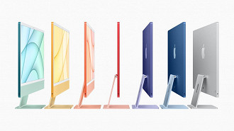 iMac 2021. (Foto: Divulgação/Apple).