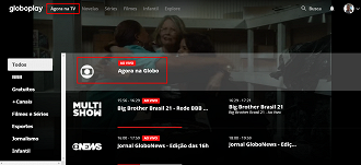 Globoplay para navegador. (Foto: Printscreen).