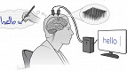 Sensores implantados no cérebro transformam pensamentos em escritas fluidas