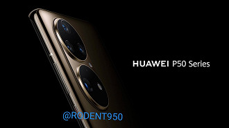 Huawei P50 Series. (Imagem: Twitter / Rodent950)