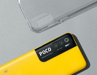POCO M3 Pro 5G tem a mesma configuração de câmeras que a variante padrão. (Imagem: Reprodução / POCO)