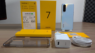 realme 7 - O que vem na caixa