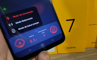 realme 7 - Modo Game apresenta o chamado Modo de Competição entregando mais performance ao smartphone.