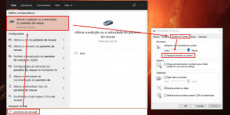 Desabilite a opção Aprimorar precisão do mouse.
